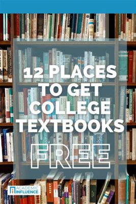 how to get college books for free